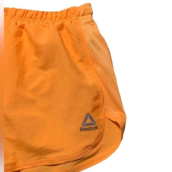 Reebok Athletic Running Shorts Neon Orange Size XS - Picture 3 of 9